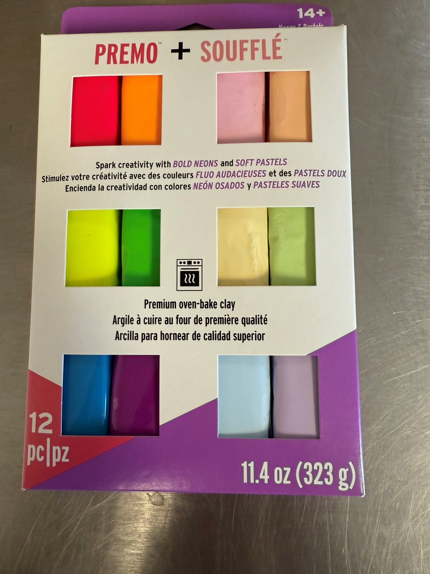 Sculpey Premo™ & Soufflé™ Neons & Pastels Multi-Pack 12 pc PE 4075