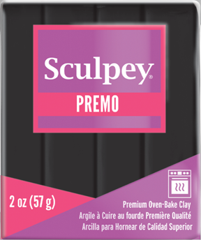 Premo Sculpey® Clay  Black, 2 oz bar, PE02 5042