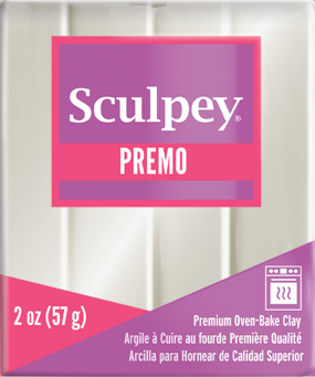 Premo Accent Sculpey Polymer Clay - Pearl 2 oz block – Cool Tools