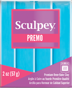 Premo Sculpey Clay Turquoise 2 oz bar PE02 5505