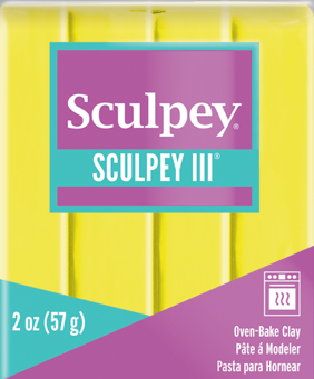 Sculpey III Polymer Clay Lemonade 2 oz bar S302 1150