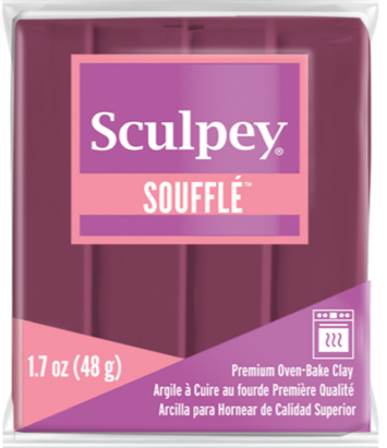 Sculpey Souffle Cabernet 1.7 ounce SU 6028 (NEW COLOR) – Creative
