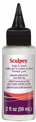 Sculpey Polymer Clay Bundle - Bond, Gloss Glaze, Clay(2), Sharpie