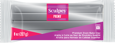 Premo Sculpey! Silver 8 oz blocks PE08 5129 New Color