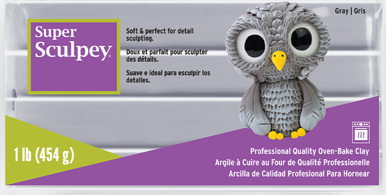 Super Sculpey Gray 1lb SS1GRAY SculpeyProducts
