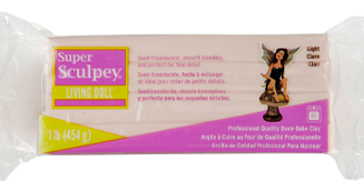 Super Sculpey Living Doll - Beige, 1 lb. - Polymer Clay Superstore