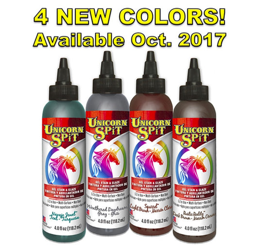 Unicorn Spit adds new colors, Available  October 2017