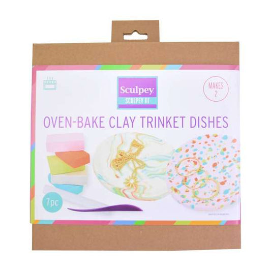 Sculpey III Oven Bake Clay Trinket Dishes K3 4096