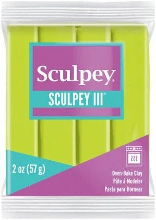Sculpey III Polymer Clay Spring Green 2 oz bar  S302 570