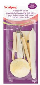 Sculpey Clay Tool Set, 8 pieces #A8PS - SculpeyProducts.com
