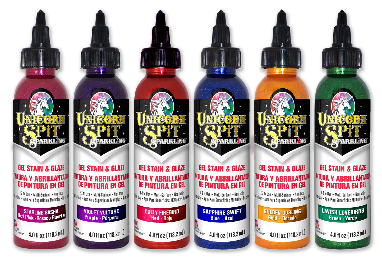Unicorn Spit Sparkling Color Collection  6 - 4 oz bottles 577COLL4
