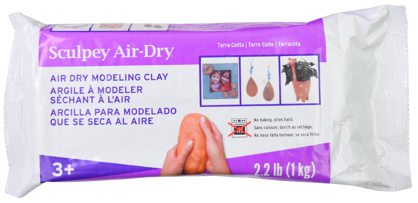 Model Air, Air Dry Modeling Clay, Terra Cotta, 2.2 lbs  AD2222T