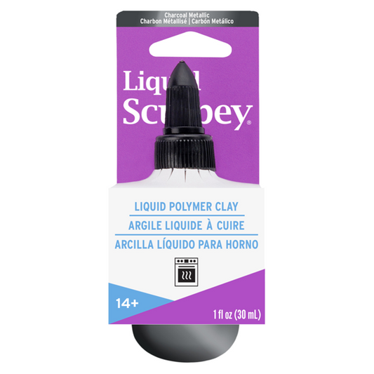 Liquid Sculpey Charcoal Metallic 1 oz ALS3525