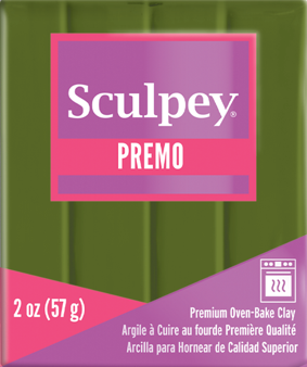 Premo Sculpey® Clay Spanish Olive, 2 oz bar, PE02 5007