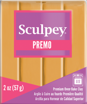 Premo Sculpey Mustard, 2 oz bar, PE02 5011