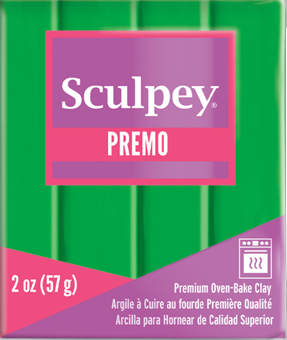 Premo Sculpey® Clay Green, 2 ounce bar, PE02 5323