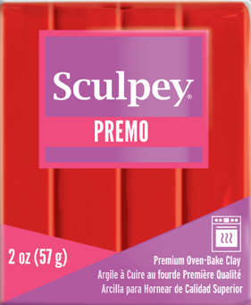 Premo Sculpey® Clay Cadmium Red Hue, 2 oz bar, PE02 5382