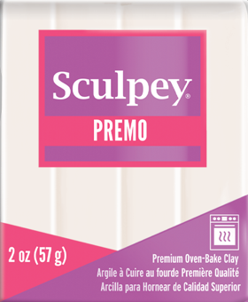 Premo Sculpey® Clay White Translucent 2 oz bar PE02 5527