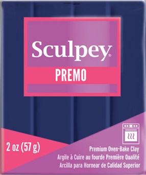 Premo Sculpey® Clay Ultramarine Blue Hue, 2 oz bar, PE02 5562,