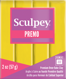 Premo Sculpey® Clay Cadminum Yellow Hue, 2 oz bar, PE02 5572