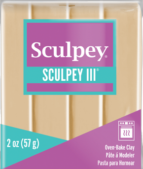 Sculpey III Polymer Clay Tan 2 oz bar S302 301