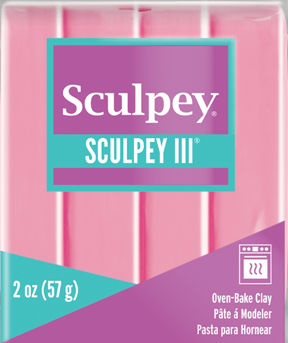 Sculpey III Polymer Clay, Dusty Rose, 2 oz bar, S302 303