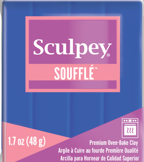 Sculpey Souffle Yelloe Ochre Nr. 6521, Oven-bake Polymer Clay, 48