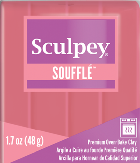 Sculpey Souffle Guava, 1.7 ounce SU 6653