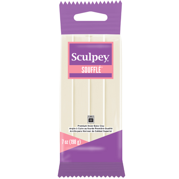 Sculpey Souffle Ivory 7 ounce SU08 6647 (NEW COLOR)