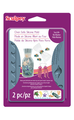 Sculpey Silicone Bakeable Mold, SEA LIFE APM61