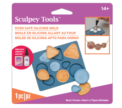 Sculpey Silicone Bakeable Mold, Bezel APM80