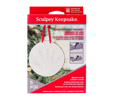Deluxe Handprint Ornament Kit H3002 Christmas - SculpeyProducts.com