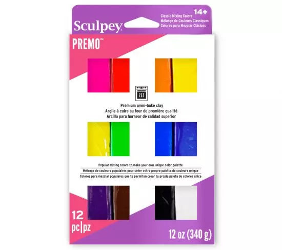 Premo! Sculpey Multipack Classic  12 X 1 ounce  PE VMC-12