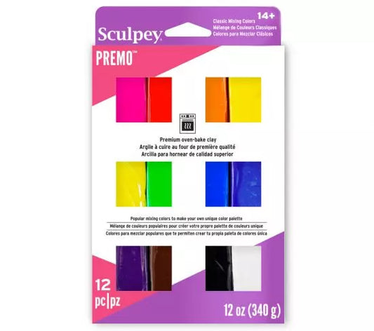 Premo! Sculpey Multipack Classic  12 X 1 ounce  PE VMC-12