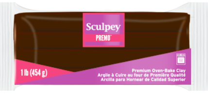 Premo Sculpey® Clay Burnt Umber, 1 pound bar, PE1 5053 - SculpeyProducts.com