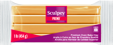 Premo Sculpey Clay Ecru 1 Pound Bar, PE1 5093 - SculpeyProducts.com