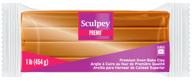 Premo Sculpey® Accents, Gold, 1 Pound Bar, PE1 5303 - SculpeyProducts.com