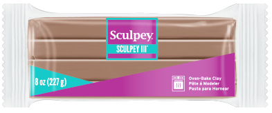 Sculpey® III, 8oz Block Hazelnut S308 1657 - SculpeyProducts.com