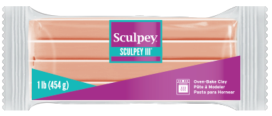 Sculpey III, Beige, 1 pound bar S31 093 - SculpeyProducts.com